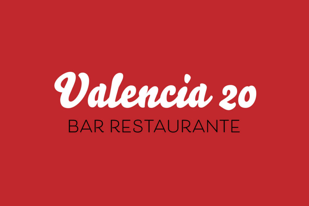 Logotipo bar restaurante Valencia 20 dónde comer en Altura