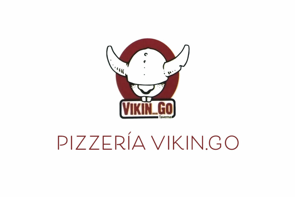 Logotipo pizzería Vikingo dónde comer en Altura