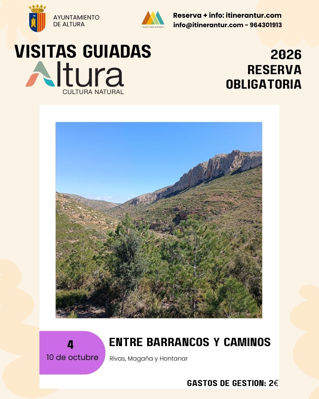 Entre barrancos y caminos
