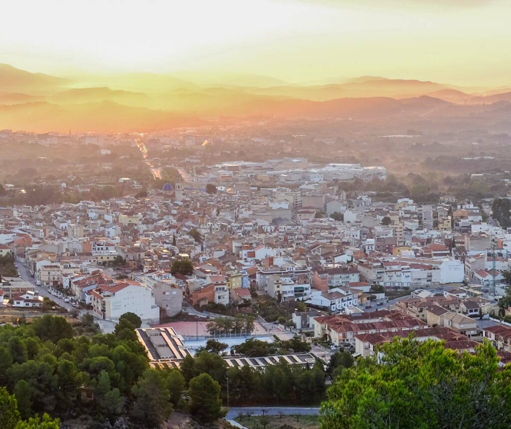 Panorámica desde la ermita de Santa Bárbara de Altura